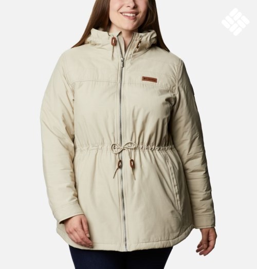 Women's Columbia Chatfield Hill Jackets Khaki | Plus Size CA-HLA06